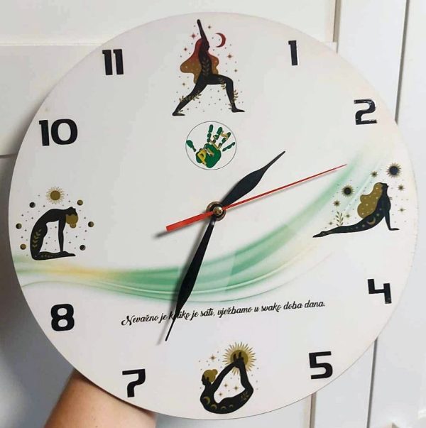 Personalizirani sat ø30 cm UV print - Slika 3